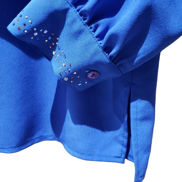 Vintage Top Rhinestone Embellished - Picture 4 of 7